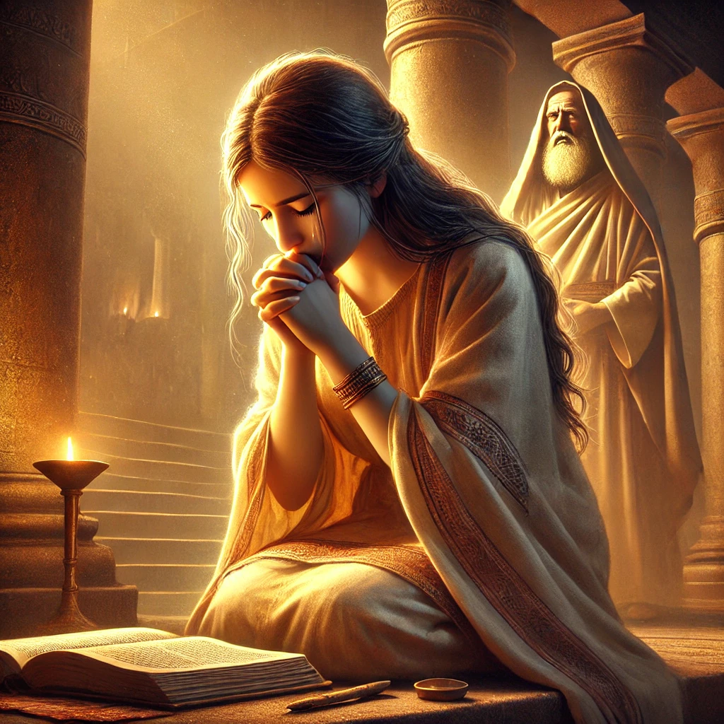 This young woman wants to know: what happens when you pray
