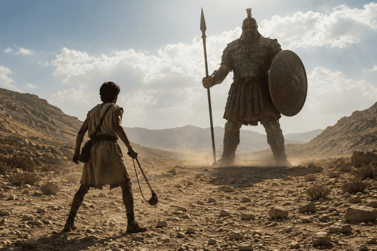 Illustration asking was goliath a nephilim